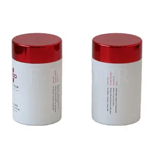 Contenitore per Capsule di lusso in Pet personalizzato flacone di plastica per pillole di Capsule di vitamine con supplemento vuoto trasparente da 150Ml per l'imballaggio