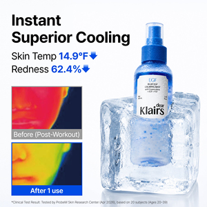 [Dear, Klairs] Brume bi-phase apaisante EGF bleue pour le visage et le corps 100ml pour un effet rafraîchissant instantané et une hydratation légère - Product Image 5
