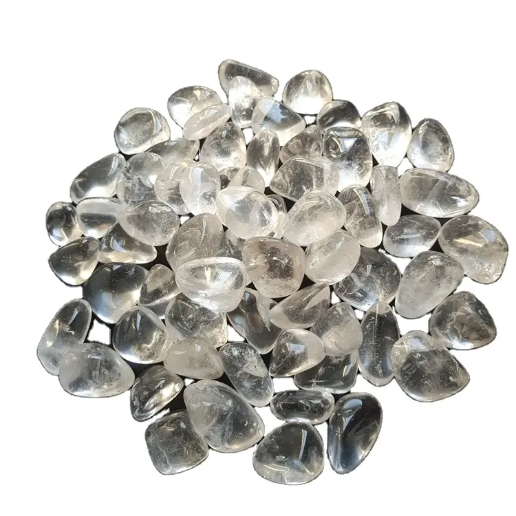 Pierres précieuses en quartz naturelles, brillantes, cristal propre, pierre brute de guérison, bon marché, en stock