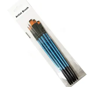 Paint Brush Manufacturers Short Wooden Handle Artist Painting Brush Oil Paint Artist Brush