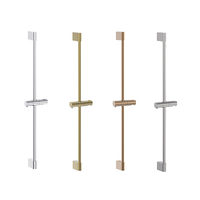 Accessoire de robinet de salle de bain de barre de douche à main en laiton avec couleur différente
