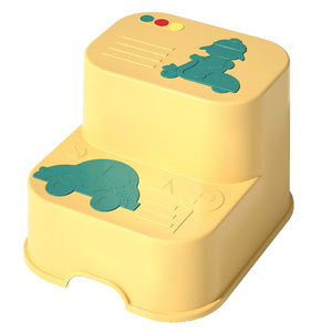 Tabouret à deux niveaux antidérapant pour bébé, pour le lavage des mains et le bain, support pour la position debout des enfants - Product Image 1