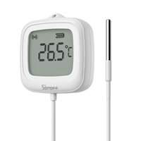 Pour SONOFF SNZB-02LD Zigbee3.0 étanche thermomètre intelligent sonde écran LCD pour réfrigérateur aquarium cave à vin Android Via