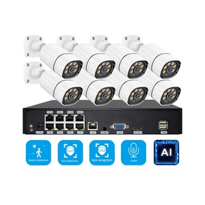 Ai <span class=keywords><strong>IP</strong></span> <span class=keywords><strong>Camera</strong></span> 8 kênh 8CH POE NVR Kit <span class=keywords><strong>5MP</strong></span> CCTV Hệ thống <span class=keywords><strong>camera</strong></span> an ninh mặt nhận dạng khuôn mặt với danh sách đen trắng - Product Image 2