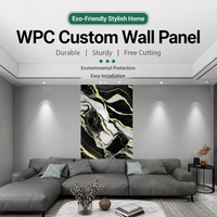 Panel Dinding WPC Motif Marmer 3D Custom, Promo!  Pelapis Dinding Dekoratif untuk Ruang Tamu