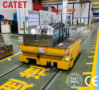 Chariot de transfert électrique sur rail à faible entretien de 42 tonnes, chariot ferroviaire haute efficacité pour la manutention logistique lourde en usine