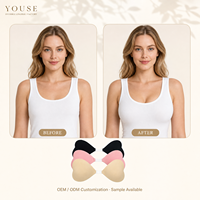 Soutien-gorge adhésif en forme de cœur, à fermeture avant, push-up, invisible, sans bretelles, sans couture, réutilisable, sans armatures, multicolore pour femmes