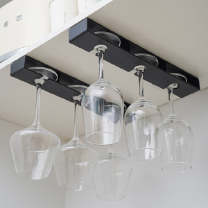 Support à verres à vin en plastique de type crochet <span class=keywords><strong>avec</strong></span> séchoir intégré pour cuisine, bar, restaurant - Product Image 4