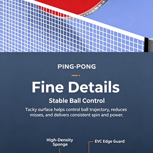 Usapa Approved Factory Price T700 Raw Carbon Fiber Gqk <b>Table</b> <b>Tennis</b> Racquet 150*255mm Full Wood Long Pimples Horizontal Grip - Product Image 4