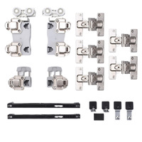 Kit de quincaillerie pour porte pliante à charnière pivotante réglable, best-seller, pour placard coulissant et cloison de pièce