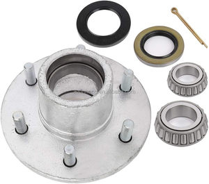 Le kit de moyeu de roue de <span class=keywords><strong>remorque</strong></span> à essieux de 6000 lb comprend 25520/15245 bagues extérieures et 25580/15123 roulements - Product Image 1