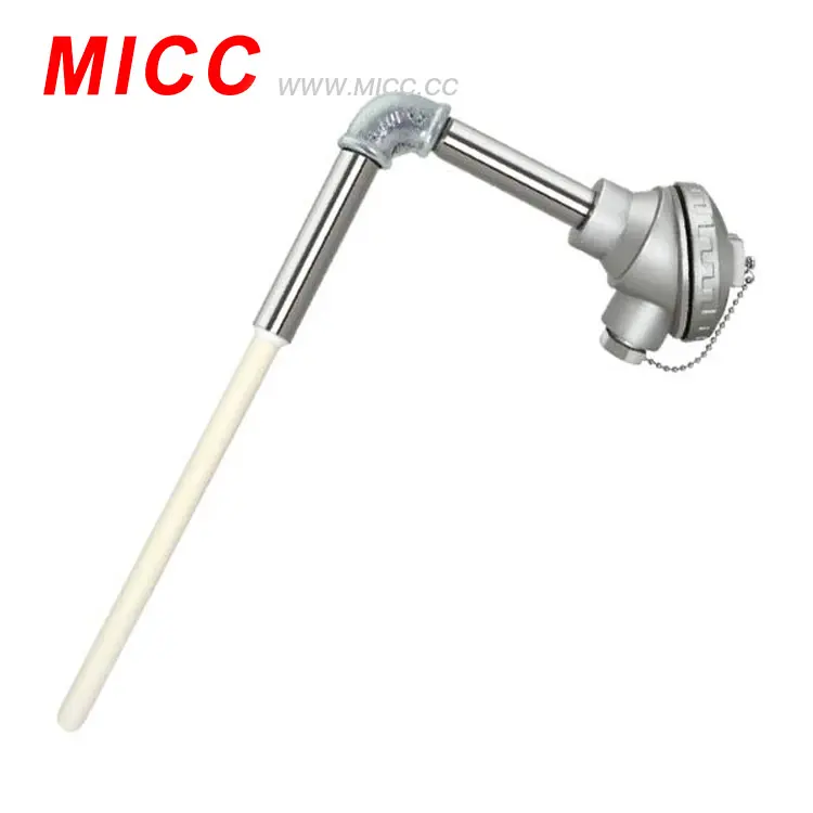 MICC Welding RTD thermocouple Thermowell protection tube Long Working life Thermocouple with ceramic protection tube