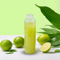 Bouteille de boisson en PET ronde personnalisée de 800 ml, en plastique pour jus, pour boissons froides, jus, thé au lait, contenant avec bouchon à vis en stock