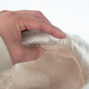 Fábrica de Pelucas al por Mayor para Sistemas de Reemplazo Capilar Masculino, Prótesis Capilar de Cabello Humano Europeo para Hombres - Product Image 3