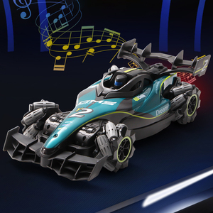 Voiture de course RC WGNRC Y2 F1 à quatre roues motrices pour cascades et drifts, jouets de voiture de course télécommandée double, voiture de drift à détection gestuelle - Product Image 3