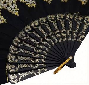 Bsbh Retro Spanish <b>Folding</b> Wholesale Plastic Lace Floral Foldable Hand Fan Plastic Coin Handmade Wedding Souvenir Gifts - Product Image 6