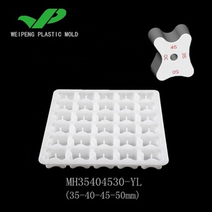 Molde espaciador de construcción ferroviaria alta, molde de inyección de plástico de <span class=keywords><strong>Material</strong></span> PP para hormigón de fibra, de 2, 2 - Product Image 2