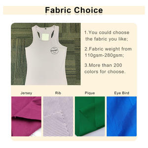 Femmes Sexy Slim Gym Débardeur Respirant Tissu Tricoté Logo Personnalisé Impression Étiquette Tissée Bas quantité minimale de commande Style Décontracté - Product Image 3