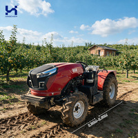 Tracteur agricole 4x4 chinois économique 50-100 CV avec rétrocaveuse et chargeur frontal – Prix compétitif