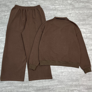 Conjuntos Deportivos Unisex de Algodón para <span class=keywords><strong>Hombre</strong></span>, Conjuntos Deportivos Extra Grandes de Alta Calidad, Pantalones Deportivos Anchos y Holgados y Sudadera - Product Image 2