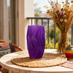 ANTINSKY โคมไฟสีม่วง ART DECO โคมไฟพลาสติกตกแต่งบ้านโคมไฟตั้งโต๊ะฝาครอบไฟตั้งโต๊ะ - Product Image 3