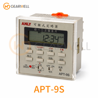 Relay Timer Digital APT-9S ANLY AC DC 100-240V Pengontrol Sakelar Waktu Terprogram Modul Kontrol Listrik