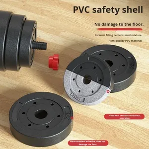 ชุดดัมเบลซีเมนต์แบบปรับได้อุปกรณ์ฟิตเนสยิมชุดดัมเบล<span class=keywords><strong>11lbs</strong></span> ยกน้ำหนัก - Product Image 3