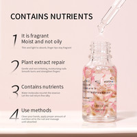 Soin personnel pour les ongles Fleur sèche Revitalisant Nutrition Cuticule Huile pour Nail Art