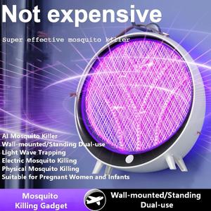 Nouvelle raquette anti-moustiques rechargeable pour l'Afrique, lampe UV, tue-moustiques électrique d'intérieur et d'extérieur, en stock - Product Image 2