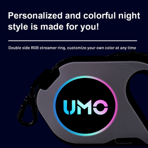 Correa de Perro Retráctil de Nailon Ajustable Multifuncional Personalizada de Lujo al por Mayor con Logotipo Personalizado - Product Image 4