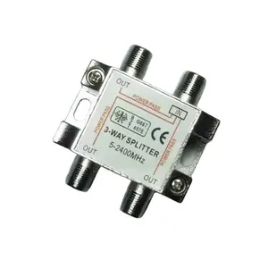 Diseqc-Interruptor de Cable Coaxial, divisor de 3 vías, 3,5mm, 2x1, directo de fábrica