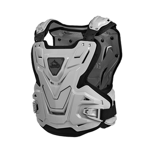 Gilet de cyclisme blanc en PP pour adulte, <span class=keywords><strong>protection</strong></span> de la poitrine pour le sport, avec sangle de poignet réglable pour les kits de cyclisme - Product Image 2
