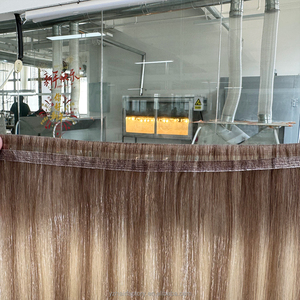 Extensions de cheveux naturels russes vierges de qualité supérieure, invisibles, injectées, en trame, pour la vente en gros en usine - Product Image 4