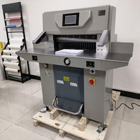 Máquina Cortadora de Papel Hidráulica Industrial de 720 mm, Cortadora de Guillotina CNC Programable para Impresión Offset y Recorte de Libros