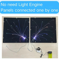 Kit d'éclairage de plafond étoile à fibre optique Panneau de plafond Starlight pour home cinéma