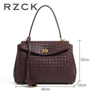 Borse Tote Grandi Intrecciate Personalizzate RZCK, in Vera Pelle, Materiali Eco-Friendly, Dettagli Personalizzabili, Etichetta <span class=keywords><strong>Privata</strong></span>, Vendita all'Ingrosso - Product Image 6