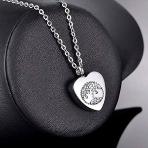 Frutta <span class=keywords><strong>Albero</strong></span> della Vita Collana di Gioielli per Le Ceneri Urna di Cremazione Keepsake Memoriale Dei Monili Della Collana per Le Donne Regali - Product Image 4