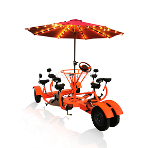 Vélo de fête Beerbike pour anniversaires, avec fourche en acier, frein à disque et pédale standard. - Product Image 4