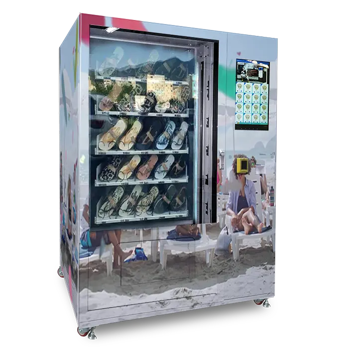 Торговый автомат для обуви, пляжные шлепанцы, одноразовые тапочки для отеля, умные торговые автоматы