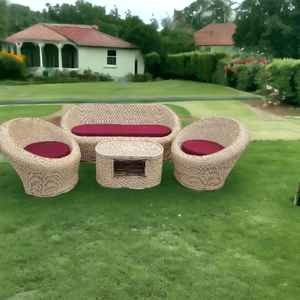 Nouvel arrivage Ensemble de mobilier d'extérieur moderne et luxueux Meubles d'extérieur en rotin et osier Ensemble de canapés de jardin avec coussin Canapé de patio en rotin - Product Image 1