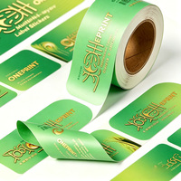 Étiquettes holographiques multicouches autocollantes, film brillant imprimé recto-verso, papier personnalisé pour fabricant de vente directe de produits pétroliers
