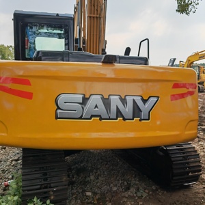 Excavatrice sur chenilles SANY SY155C Pro, équipement de construction hydraulique jaune - Product Image 2