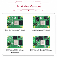 Module de calcul Raspberry Pi 4 WiFi BLE, carte mère embarquée SoM 64 bits Linux pour passerelle IoT et calcul en périphérie