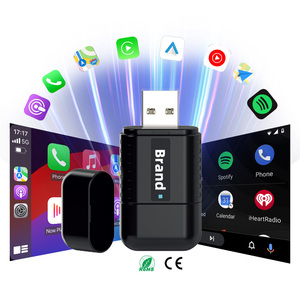 Adaptateur sans fil CarPlay et Android Auto 2-en-1, Dongle filaire vers sans fil, Boîtier AI Plug and <span class=keywords><strong>Play</strong></span>, Connexion rapide pour système d'origine de voiture - Product Image 1