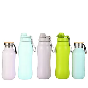 Botol air minum termos militer, botol air minum kedap udara Stainless Steel 16oz ODM bebas BPA