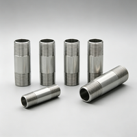 Manchon Droit Inox 304/316L Raccord de Tuyauterie Fileté et à Souder Connecteur Standard ANSI/ASME Qualité Industrielle