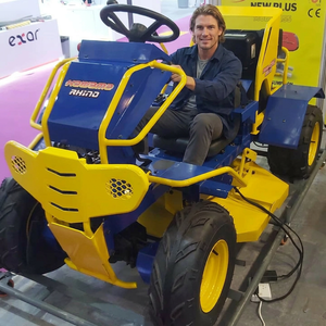 Tondeuse autoportée professionnelle Kewema Rhino à moteur diesel 4 temps, châssis en acier, lame rotative, bac de ramassage arrière, monocylindre - Product Image 1