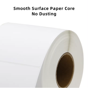 Trực tiếp nhiệt 50x25 mét dính không thấm nước mã vạch nhãn dán nhãn với màu sắc tùy chỉnh 2x1 đục lỗ cho bao bì - Product Image 4