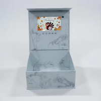 Nouvelle Arrivée Boîte Vidéo Promotionnelle Personnalisée en Matériaux Recyclés Écran LCD Portable Embossage Cadeau et Boîtes à Bougies pour Mariage et Anniversaire