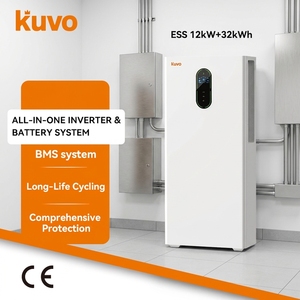 Sistema de Almacenamiento de Energía Solar KUVO de Fábrica, Personalizado, con Doble Salida de CA, Todo en Uno, con Cargador Solar Integrado, 12KW 32KWH - Product Image 1